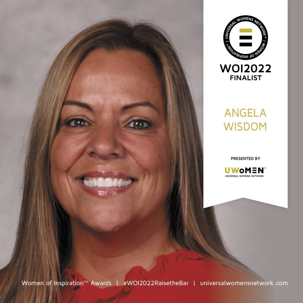 Angela Wisdom was named finalist for the 2022 Woman of Inspiration™ Awards! 